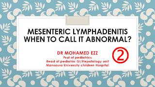 mesenteric lymphadenitis 1ry or 2ry part 2 [upl. by Einallem]