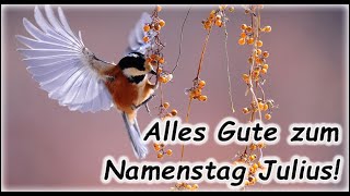 Alles Gute zum Namenstag Julius Grüße Wünsche [upl. by Maleki]