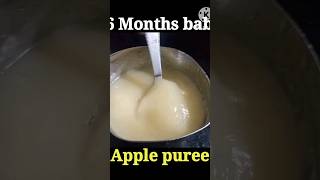 apple puree for 6 month baby  Apple Puree recipe applepuree sixmonthbebyfruit [upl. by Range]