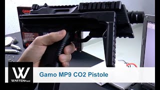 Gamo MP9 CO2 Pistole 45 mm Diabolo  BB Test und Fakten CO² Waffentest wwwwaffenfuzzide [upl. by Edythe]