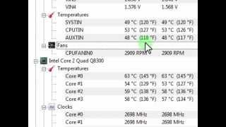 สอนใช้โปรแกรม HWmonitor ดูอุณหภูมิคอม [upl. by Leanna]