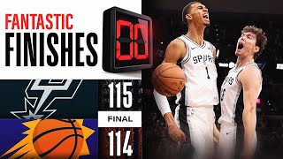 Final 500 WILD ENDING Spurs vs Suns  October 31 2023 [upl. by Auqkinahs]