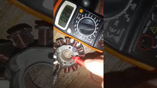 stator ontsteking ohm ditech morini aprilia sr50 doormeten [upl. by Cherry]