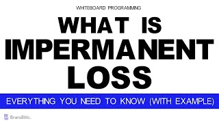 What is Impermanent Loss in Crypto Explained with Example  How to Calculate amp Avoid it [upl. by Ellene]