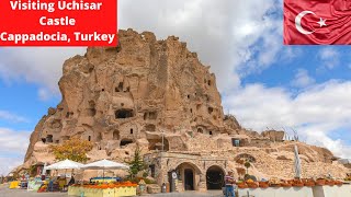 Uchisar castle Cappadocia Turkey Incredible views Overlooking all of Cappadocia [upl. by Dannel488]