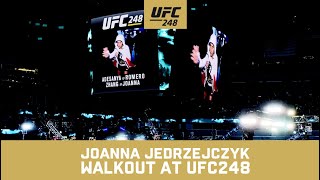 JOANNA JEDRZEJCZYK WALKOUT UFC248 [upl. by Devlin]