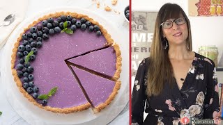 Crostata con Panna cotta ai Mirtilli  Ricettait [upl. by Adyol]