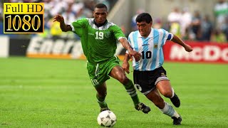 Argentina 21 Nigeria World Cup 1994  Full highlight 1080p HD  Diego Maradona [upl. by Masterson742]