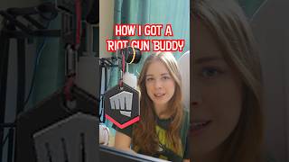 how I got the RIOT GUN BUDDY valorant valorantcreators crazy riotgunbuddy [upl. by Jilli]