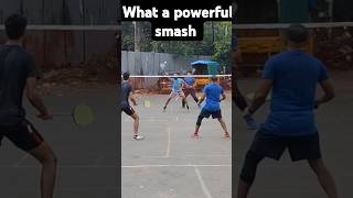 SMASH TRICK SHOT shorts badminton trending youtube subscribe short sports [upl. by Mello]