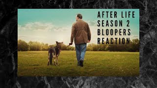 After Life Season 2 Bloopers REACTION [upl. by Sinnod]