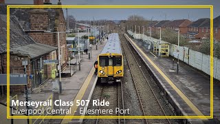 Merseyrail Class 507 Ride  Liverpool Central  Ellesmere Port [upl. by Sternlight]