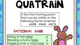 Quatrain Poems [upl. by Cott]