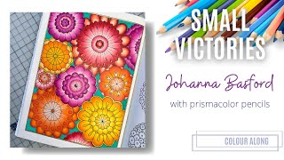 Colour Along  Small Victories by Johanna Basford [upl. by Aitrop]