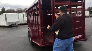 Gooseneck Livestock Trailer by Wilson Trailer [upl. by Zindman870]