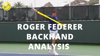 Roger Federer Backhand Analysis [upl. by Enninaej]