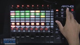 Akai APC40 MKII Ableton Live Controller Review  SoundsAndGearcom [upl. by Yeorgi]