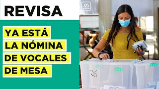 Servel publicó la nómina vocales de mesa Los cambios en el padrón electoral para el plebiscito [upl. by Mateo]