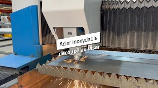 Acier inoxydable  Découpé au laser ️⃣ [upl. by Vashtia846]