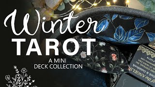 What’s in My Winter Tarot Basket a mini deck collection [upl. by Fitting]