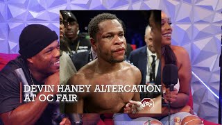 Devin Haney gets in a street fight at the OC fair  Ryan Garcia responds [upl. by Bandeen]