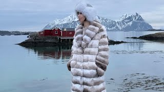 EXPLORING NORWAY IN CHINCHILLA AND MINK FUR COATS [upl. by Humpage]