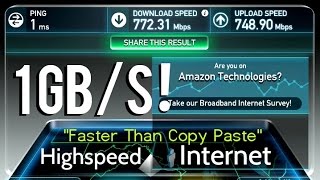 1GBs High Speed Internet Tested [upl. by Alexei]