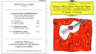 Narciso Yepes quot5 Preludes for guitarquot  Heitor VillaLobos [upl. by Nivlen976]