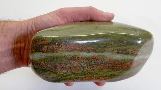 The Biggest Rock Ive Tumbled  Unakite [upl. by Kendrick]