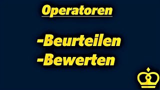 Die Operatoren BEWERTEN und BEURTEILEN erklärt SachurteilWerturteil  Geschichte Abitur 2023 [upl. by Saint]