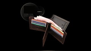 Baellerry Leather Wallet for Men [upl. by Esihcoc]