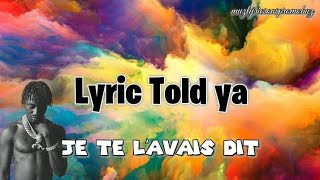 Lil Tjay  Told ya  lyric amp traduction française 🎶🔥🌏 [upl. by Ennaed]