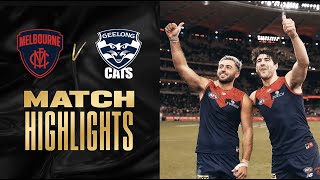 Melbourne v Geelong Highlights  Preliminary Final 2021  AFL [upl. by Llener]