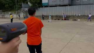 sandlot baseball what a nice 106km ball speed [upl. by Inhoj]