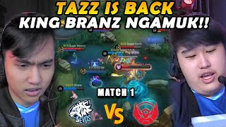 TAZZ IS BACK INIKAH KOMPOSISI TERBAIK BUAT EVOS LEGENDS  EVOS vs BTR Match 1 [upl. by Basilio868]