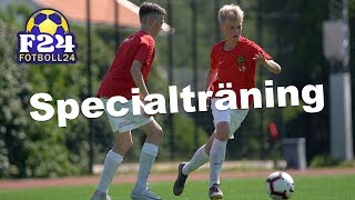 Specialträning med fotbollstalanger 3 Lucas Bergvall och Gabriel Söder  Finter och tricks [upl. by Assilla376]