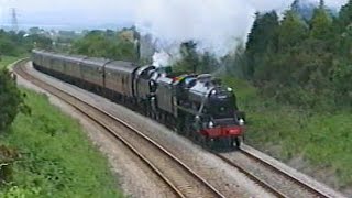 Steam in Wales 1993 with helicopter and Cockett Bank [upl. by Dibbell]