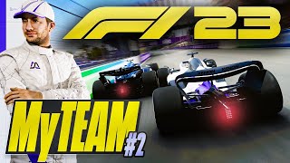 F1 23 My Team Career Part 2 Can we Finish in Jeddah [upl. by Ainnek300]