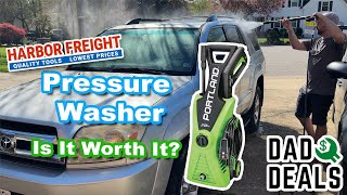 SHOULD You Buy The Harbor Freight Portland Pressure Washer  Dad Deals [upl. by Morley]