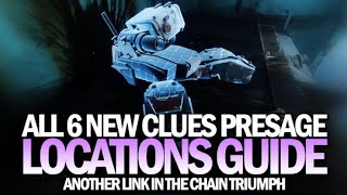 All 6 New Clues in Presage Locations Guide  Another Link In The Chain Triumph Destiny 2 [upl. by Okir]