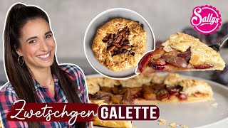 Saftige Zwetschgen Galette ein schneller Herbstgenuss [upl. by Nosyrb]