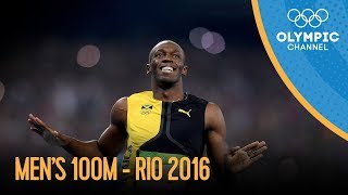 Mens 100m Final  Rio 2016 Replay [upl. by Offen]