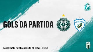 Os Gols de Coritiba X Londrina  Final do Paranaense Sub20 2023 [upl. by Nnaassilem]