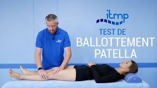 Test de Ballottement de la Patella [upl. by Nanda]