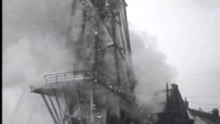 Molen Adriaan te Haarlem door brand verwoest 1932 [upl. by Emalia]