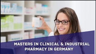 Masters in Clinical Pharmacy Industrial Pharmacy Germany Urdu Vlog [upl. by Leonanie]