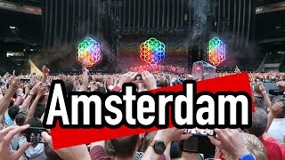 AMSTERDAM  Sin entrada a COLDPLAY  SamVlog [upl. by Ardussi]