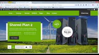 How to Setup Shared Hosting Page of EcoHosting  Responsive Hosting and WHMCS Wordpress Theme [upl. by Ayocal]