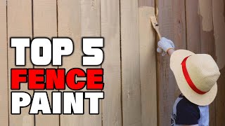 Best Fence Paint Reviews 2024  Best Budget Fence Paint Buying Guide [upl. by Ellac]