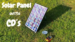 How to Make a Photovoltaic Solar Panel With CD Discs [upl. by Nehtanoj]